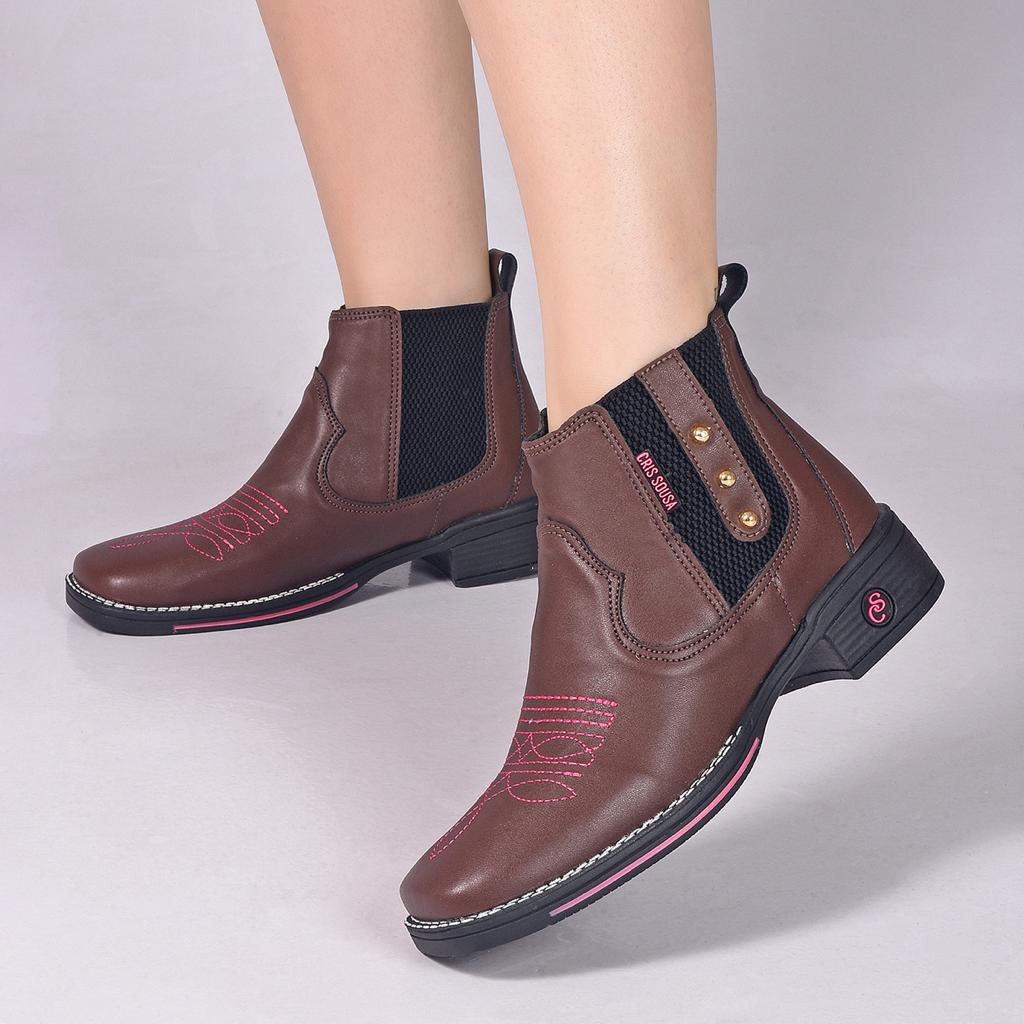 Botas botinas fashion femininas