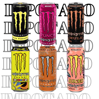 Energéticos importados Monster Sabores