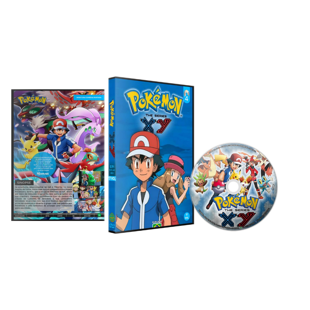 Dvd Pokémon17ª Temporada Xy Dublado | Shopee Brasil