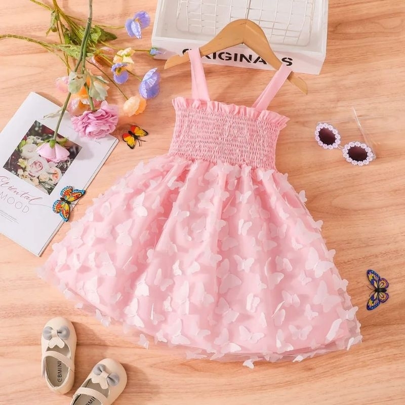 Kit de Vestidos Criança e Boneca Lilás Borboletas, Moda PETIT PETIT, Roupa  para boneca