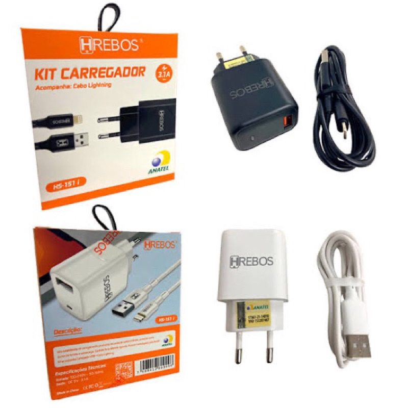 CARREGADOR COMPLETO TIPO-C | Shopee Brasil