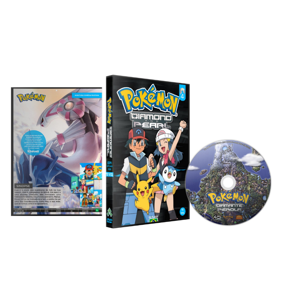 Dvd Pokémon / Ano 1 / Vol. 10 / Dublado / Novo
