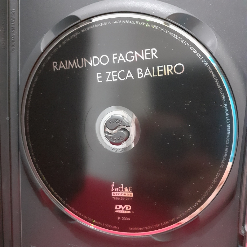 DVD - Raimundo Fagner e Zeca Baleiro - O Show - 2004 | Shopee Brasil