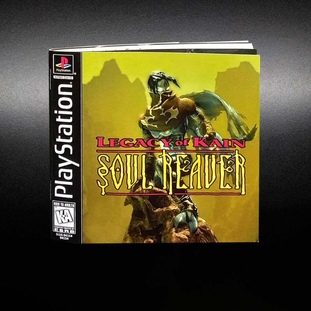 Notice Jeu Legacy Of Kain Soul Reaver - Pour PS1 PlayStation 1, état Correct, Manuel Seul