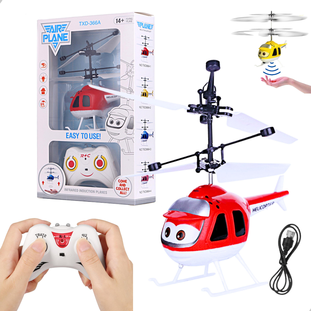 Mibee RC Helicóptero Controle Remoto Helicóptero Mini RC Brinquedo para  Crianças Auto-hover Giroscópio Estabilização Uma Tecla Decolagem Pouso :  : Brinquedos e Jogos