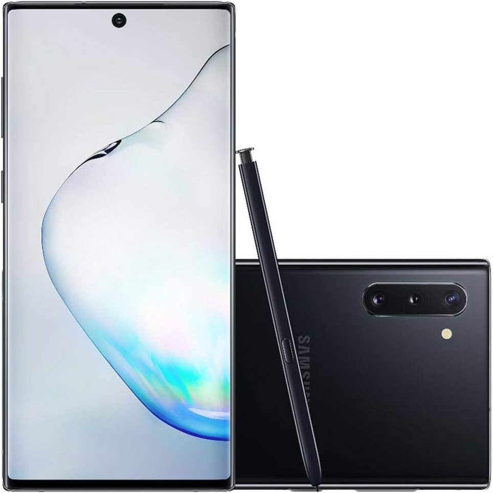 Smartphone Samsung Galaxy Note10 256GB Dual Chip Android 9.0 6.3 "Octa-Core 4G Câmera 12 MP + 16 MP + 12 MP - Preto - Exposição