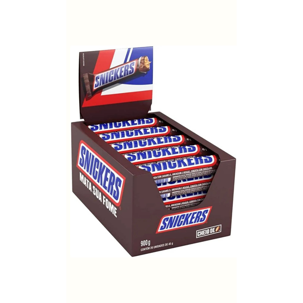 Chocolate Snickers 45gr Caixa C/20un - Mars