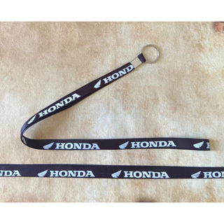 Chaveiro Cordão Honda Motos Preto