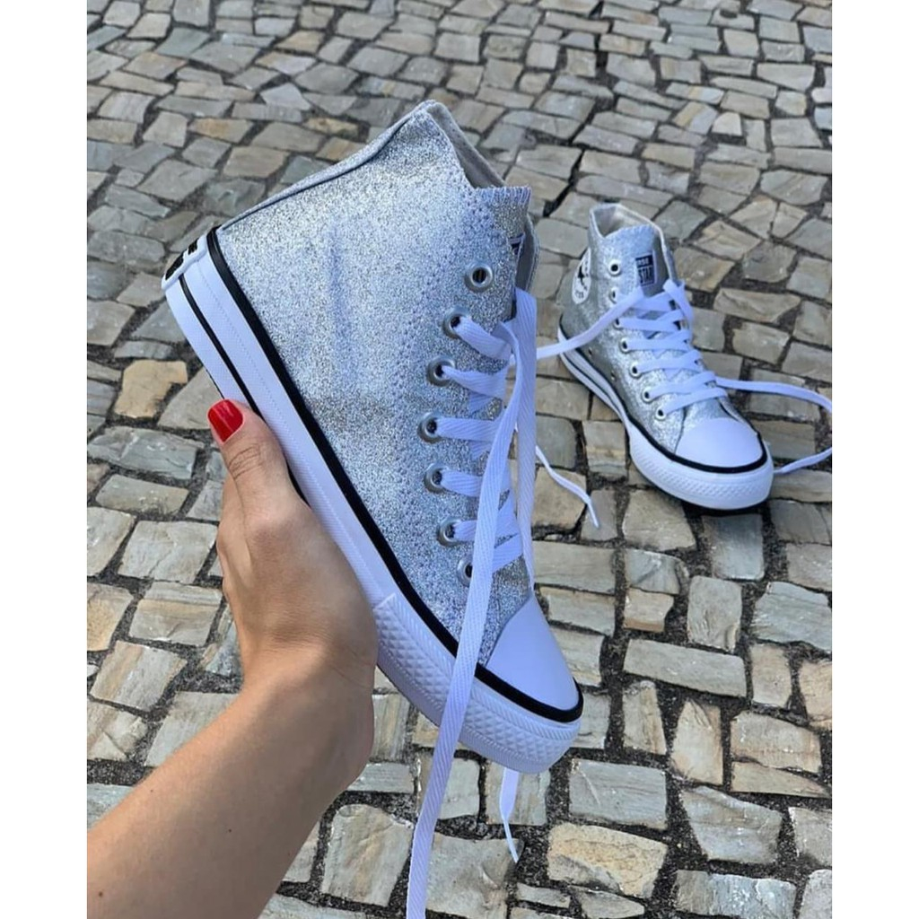 Tênis All Star Cano Alto Masculino Feminino Converse Preto/Branco/Vermelho/Amarelo