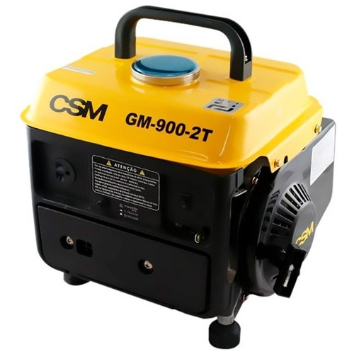 Gerador À Gasolina 0,90 Kva 2 Tempos Monofásico 220v Gm-900 CSM