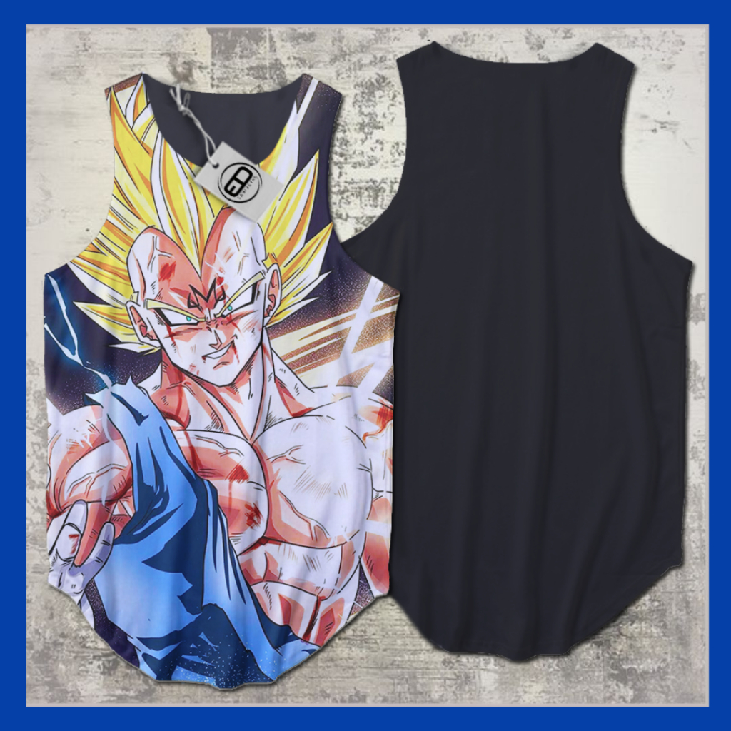 Camiseta masculina vegeta Majin Vegeta Desenho Anime Camisa Blusa Branca  Estampada em Promoção na Americanas