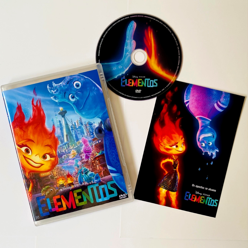 DVD Elementos 2023 Elemental Dublado e Legendado | Shopee Brasil