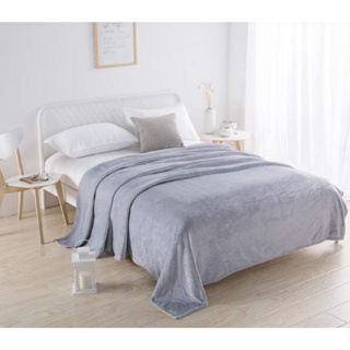 COBERTA Cobertor Manta MANTINHA Casal Padrao CINZA CLARO Anti Alergico SOFT QUENTE