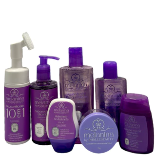 Kit Facial 7 Itens Melanina