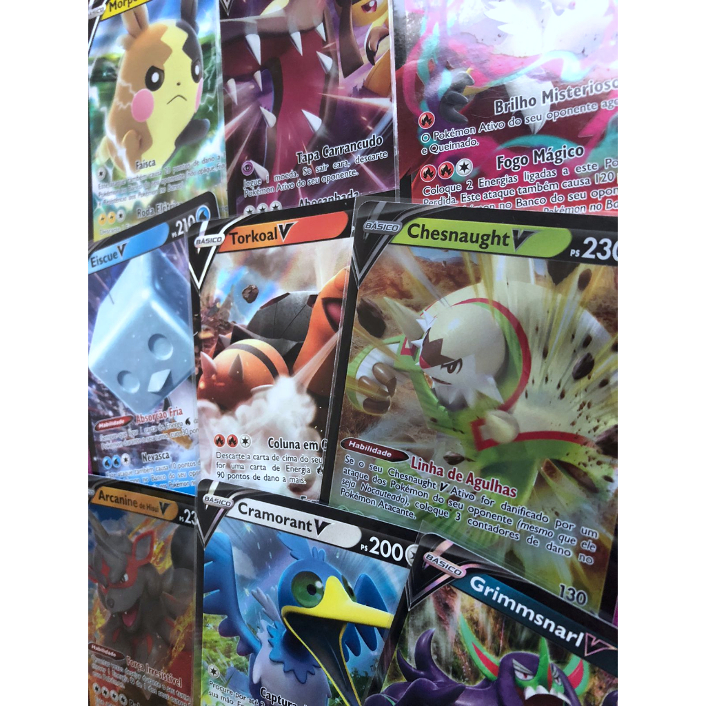 Cartas Brilhantes Pokemon, Brinquedo Pokemon Usado 82116693