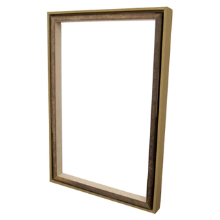 Moldura Canaleta Flutuante para Telas Decorativas 4,5cm 30x40cm c/ chassis - Várias Cores