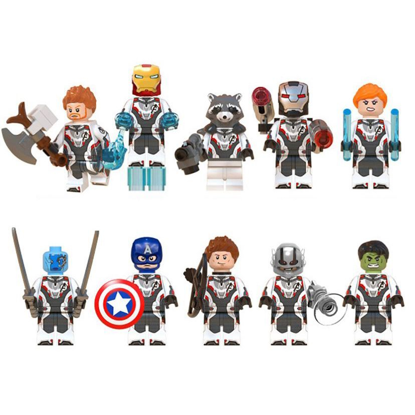 10pcs Boneco Colecionável Compatível Com Lego - Universo Marvel Vingadores