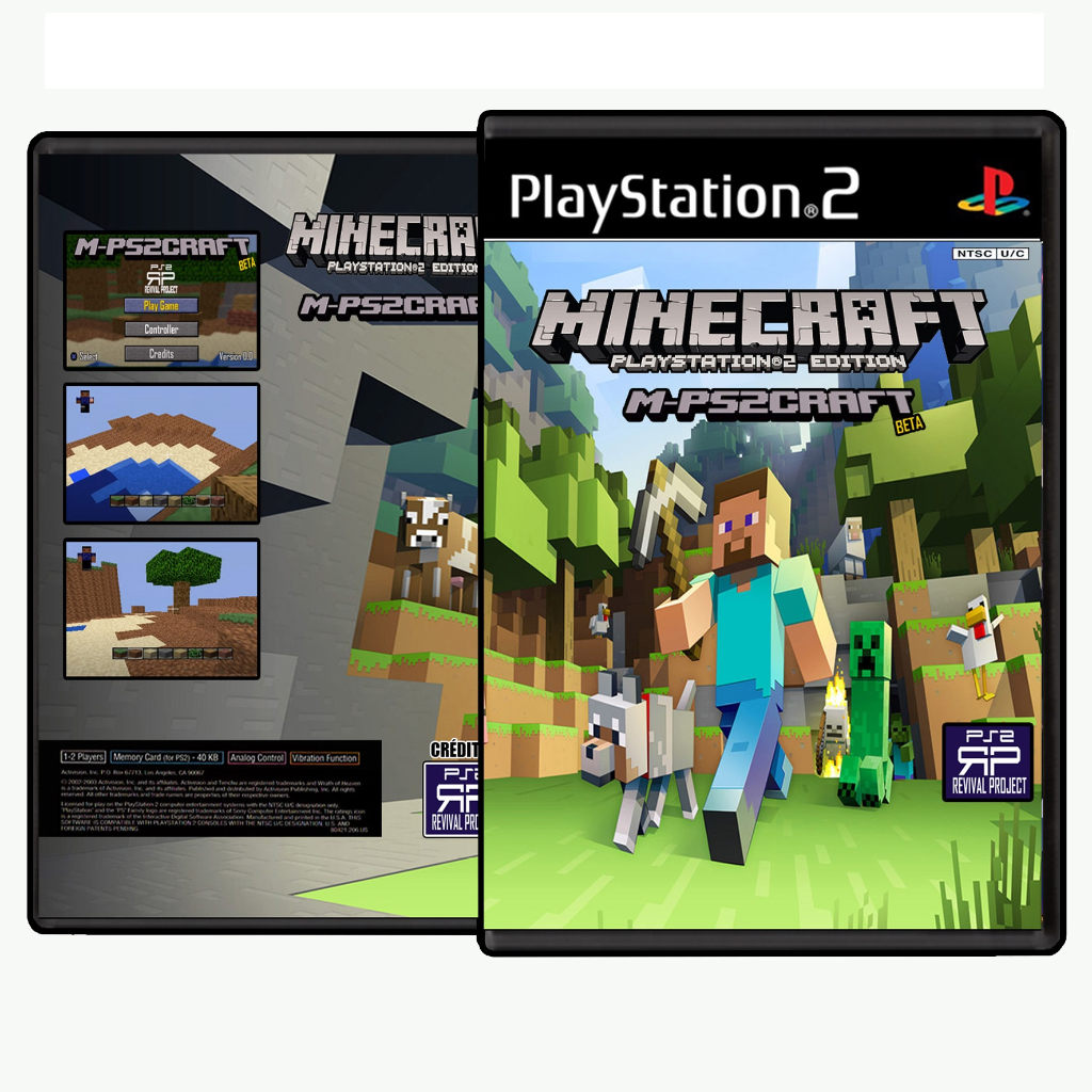 Minecraft [REPRO-PACTH] - PS2 - Sebo dos Games - 10 anos!