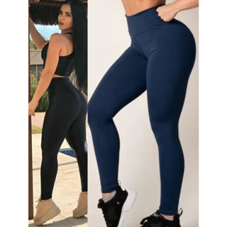 Calça Legging Com Recorte Cirrê e Tule Selene