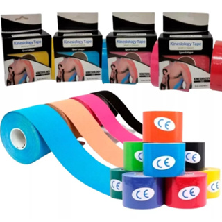 Kinesio Tape Fita Bandagem Elástica Adesiva Rolo 5cm x 5m