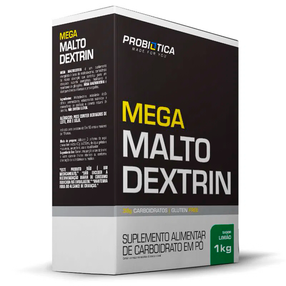 Mega Malto Dextrin Caixa 1kg Probiótica - Maltodextrin