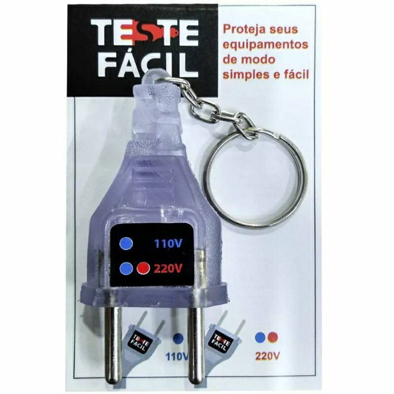 TESTADOR DE VOLTAGEM 110 / 220 Teste fácil plugue tomada