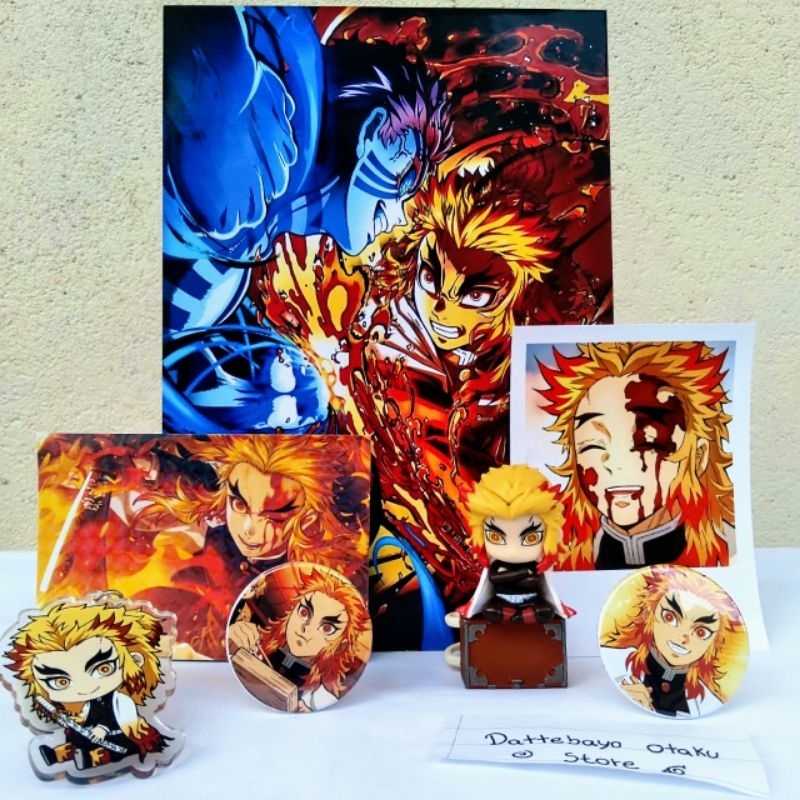 Kit Rengoku Kimetsu no yaiba Demon slayer box Rengoku Hashira figure ...