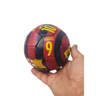 Kit 3 Bolas de Futebol Infantil Tamanho 2 em Couro Sintético - Sortidas