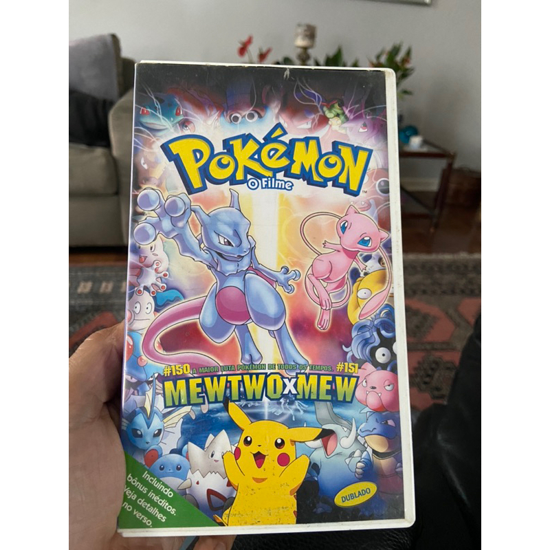 Fita Vhs Pokemon O Filme Mewtwo X Mew Dublado 1999