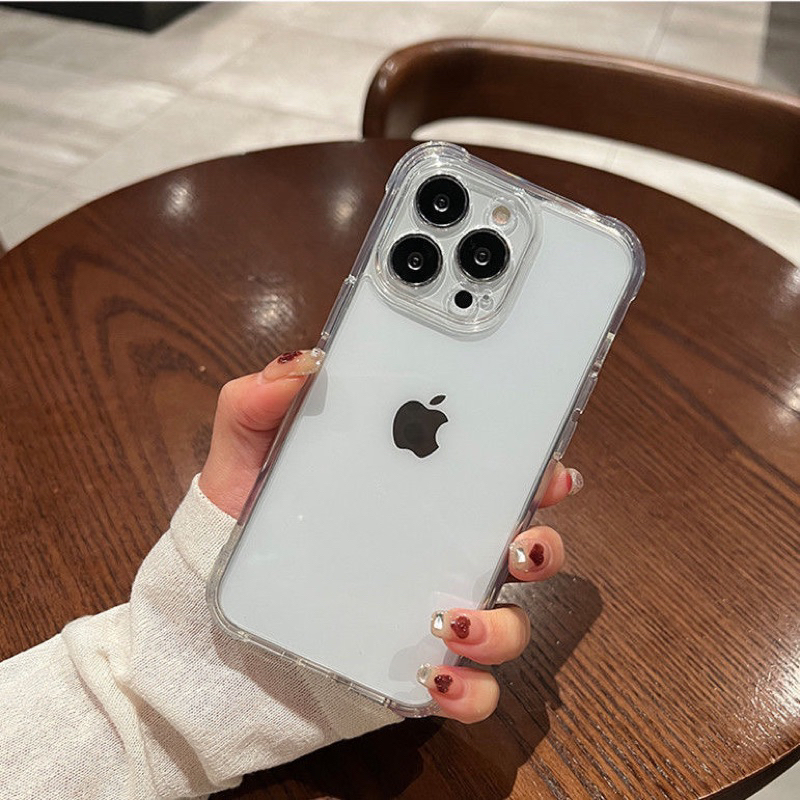 Capa capinha anti impacto iPhone 15 15pro 15plus 15promax transparente case