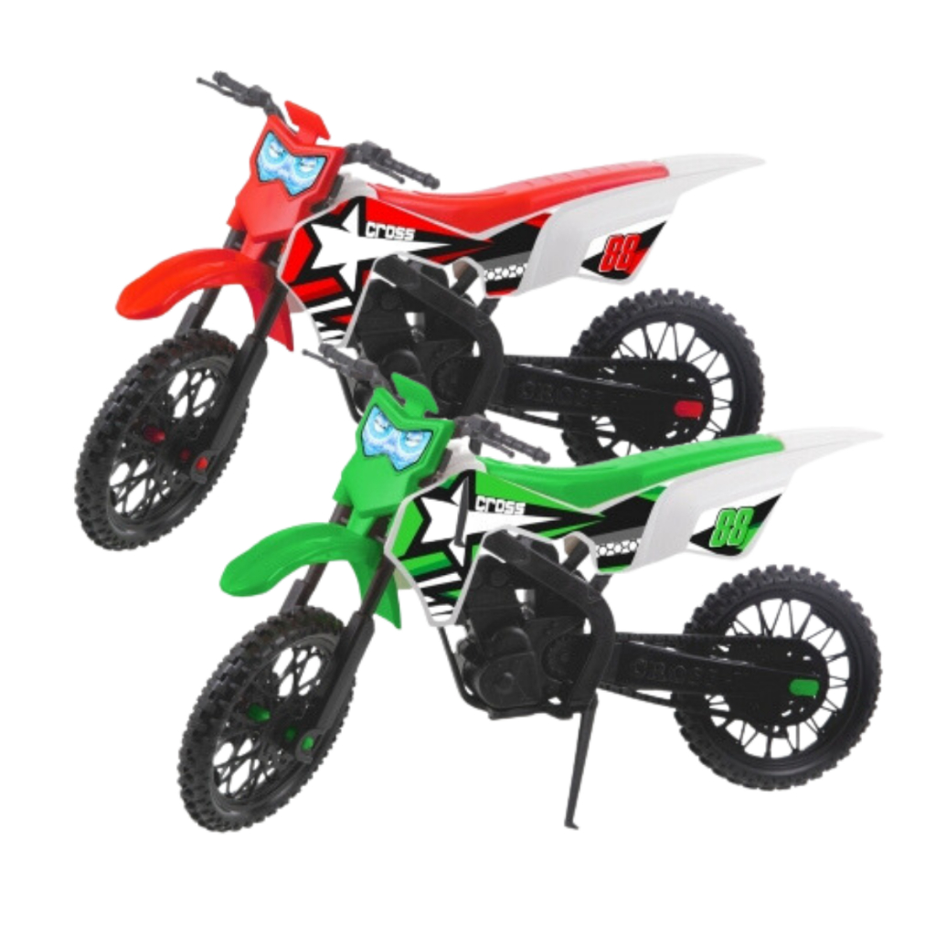 Kit 2 Motos Trilha Brinquedo Infantil Grande Realista Presente Menino ...