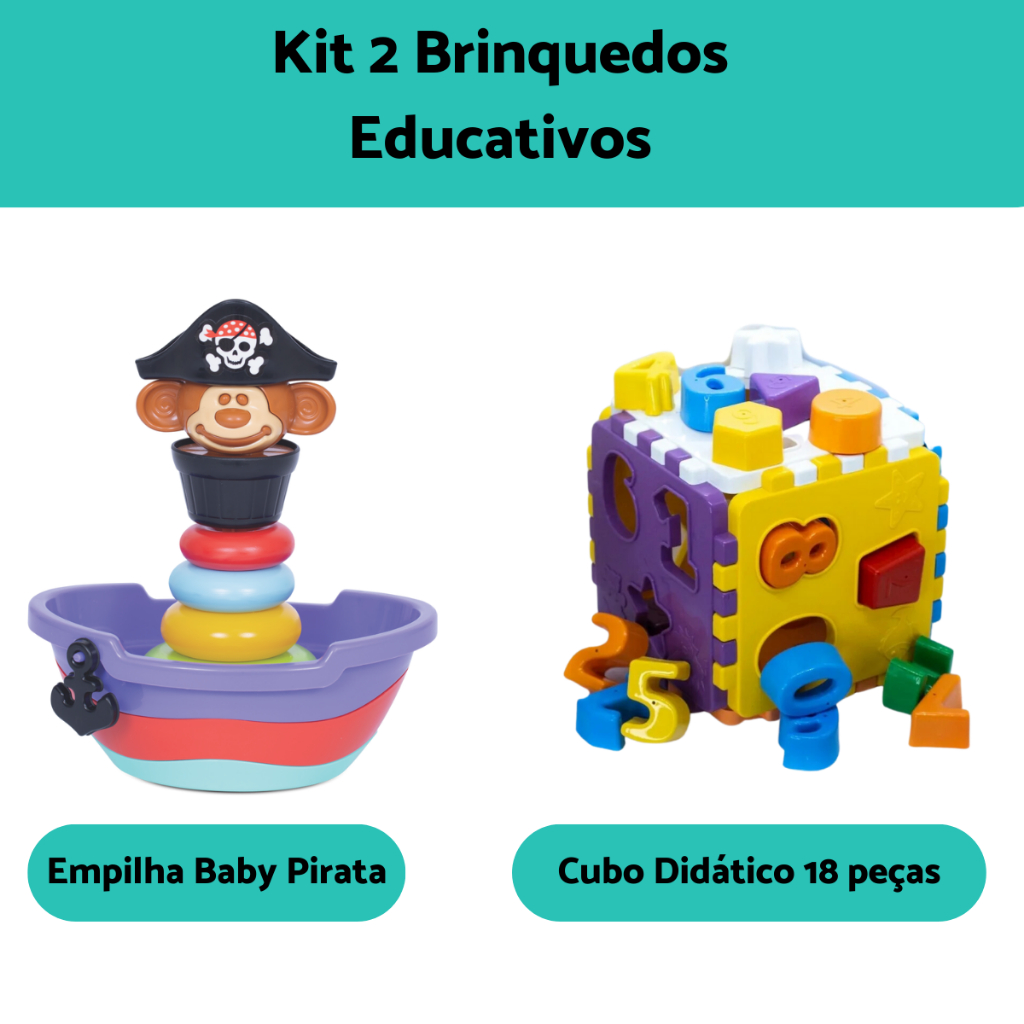 Jogo Educativo Infantil Alfabeto e Número Brinquedos Inteligente - MX
