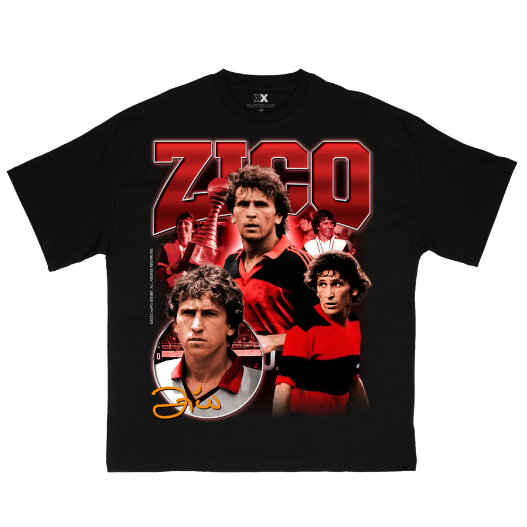 CAMISETA FUTBOL VINTAGE DE LA MARCA ZICO TALLA