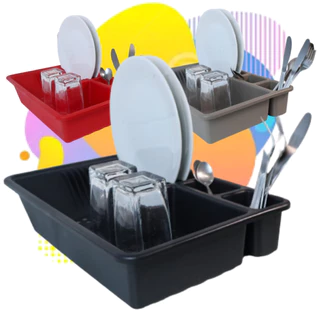 Escorredor Secador De Louça 13 Pratos Cozinha Porta loucas Talher Bandeja