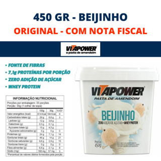 Pasta De Amendoim Vitapower 450g Gourmet e Air Tipo Sorvete