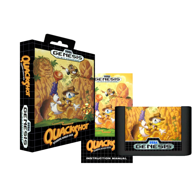 Quackshot Mega drive Genesis com caixa plastica e manual