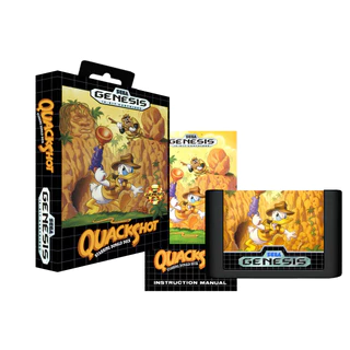 Quackshot Mega drive Genesis com caixa plastica e manual