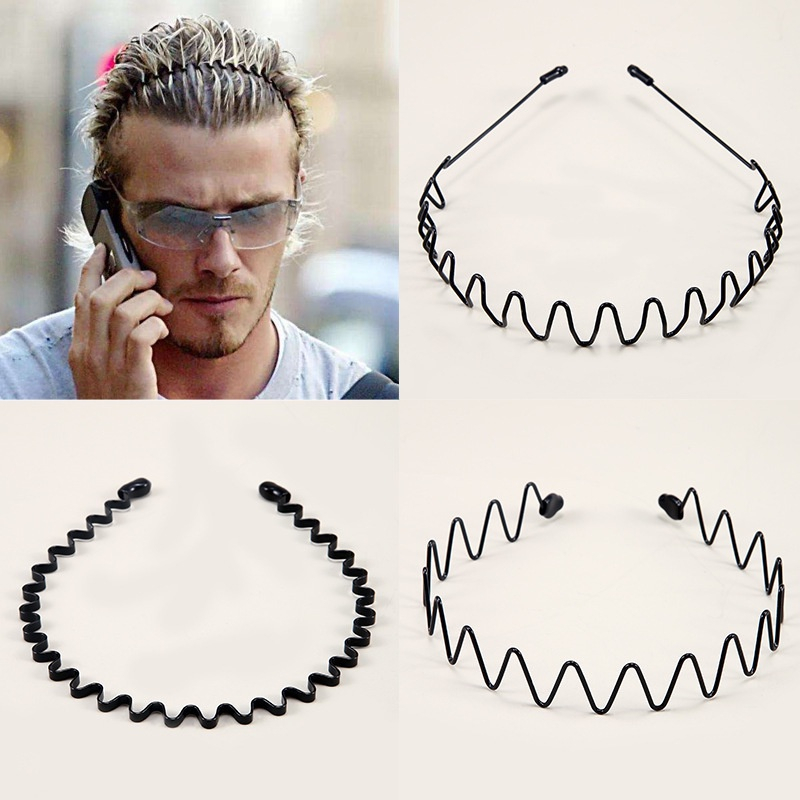 Tiara / arquinho Preta metal Masculina / fermenina Shopee Brasil