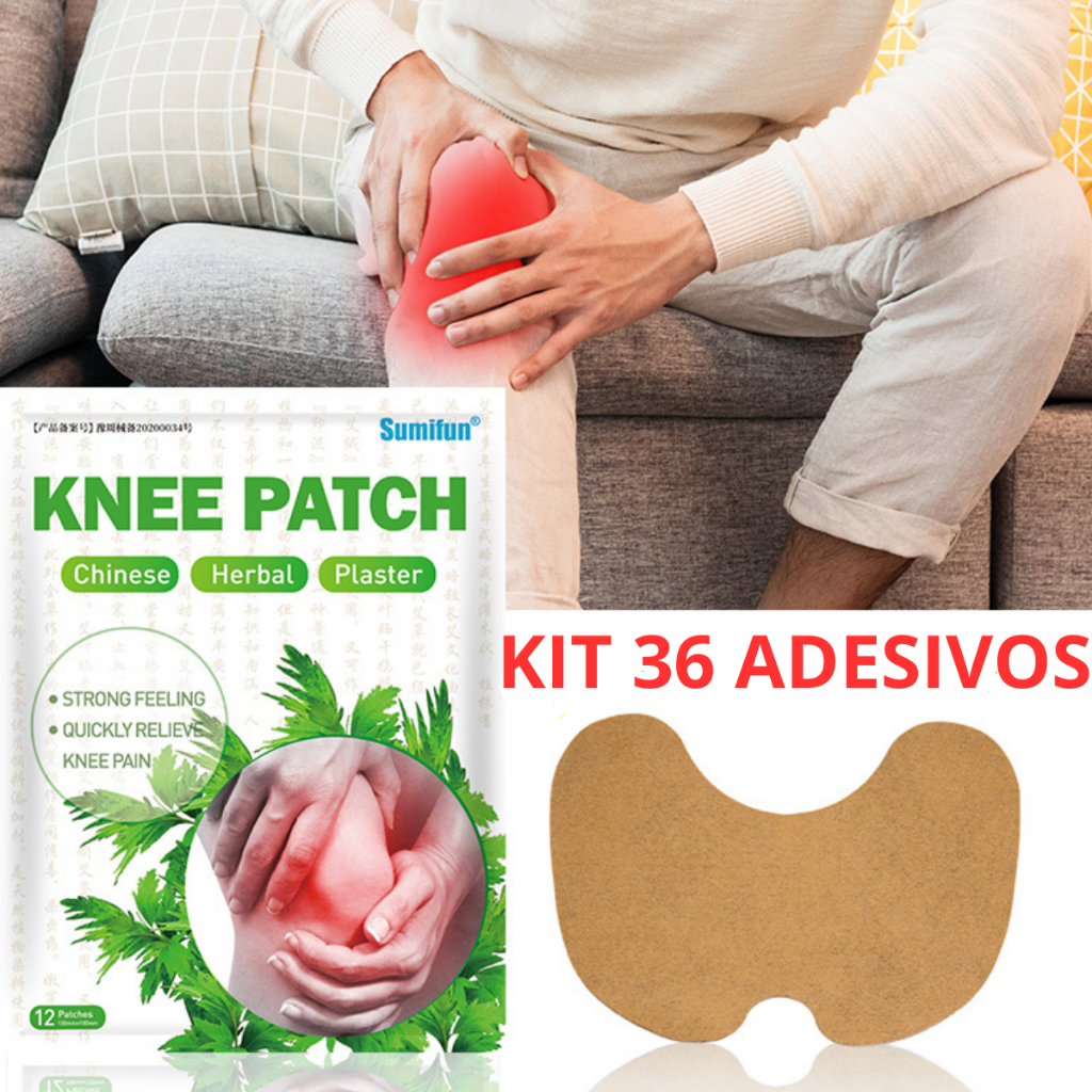 Salompas Adesivo Joelho Alivio Dores 36 Unidades Salompas Salonpas