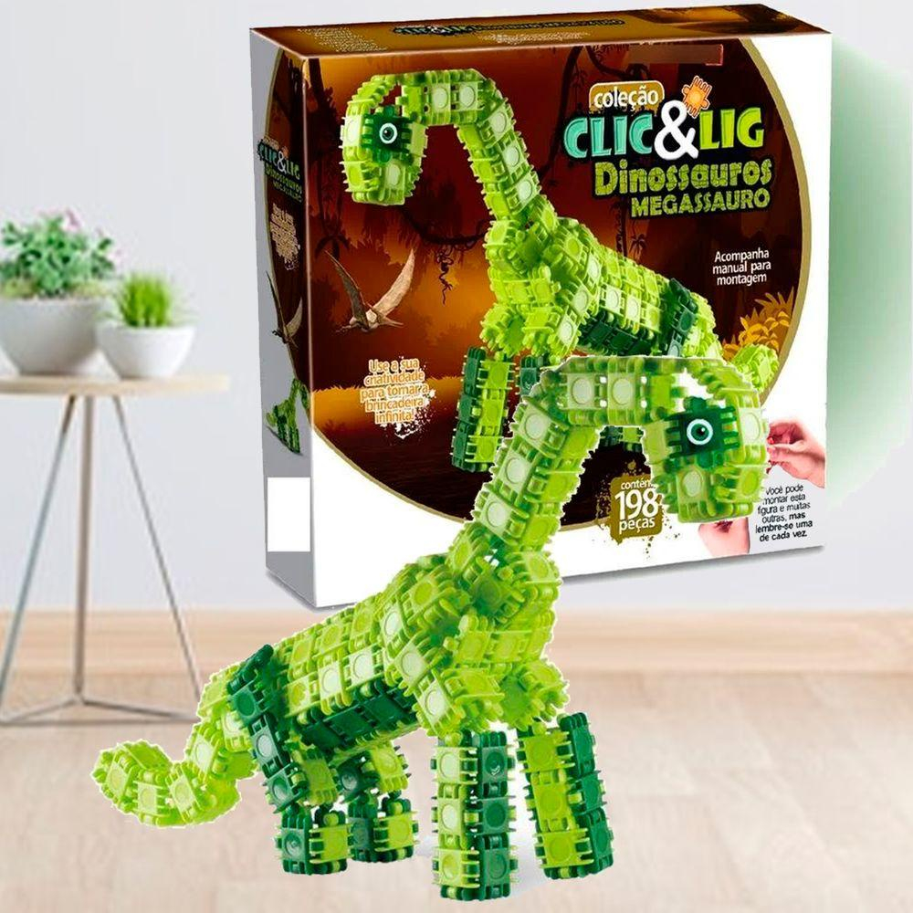 Quebra-cabeca Madeira Dinossauros Stick - Brincadeira De Criança