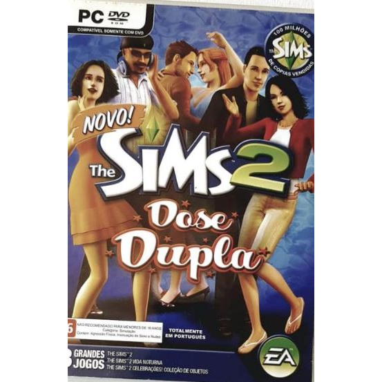 Jogo p/ pc the sims 2 grandes negócios coleção 3 jogos dvd mídia