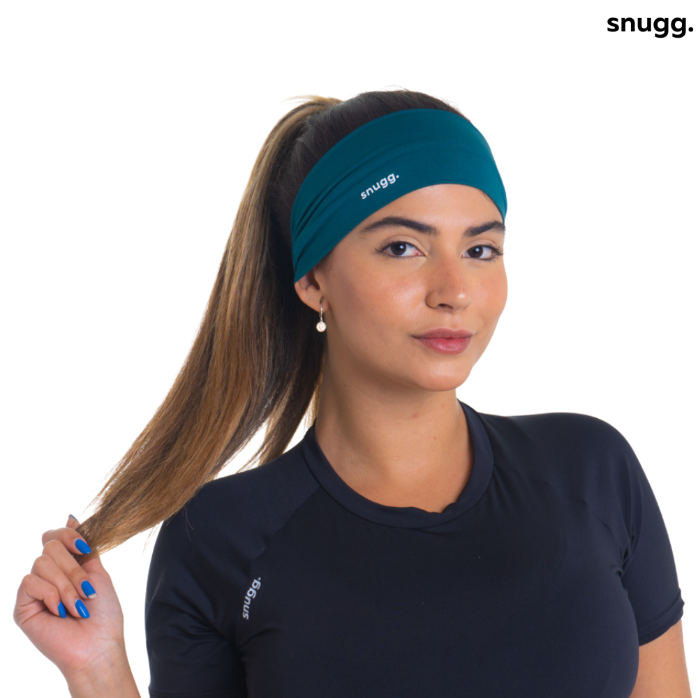 Faixa de Cabelo Elástica Headband Esportiva Proteção UV50+ | Shopee Brasil
