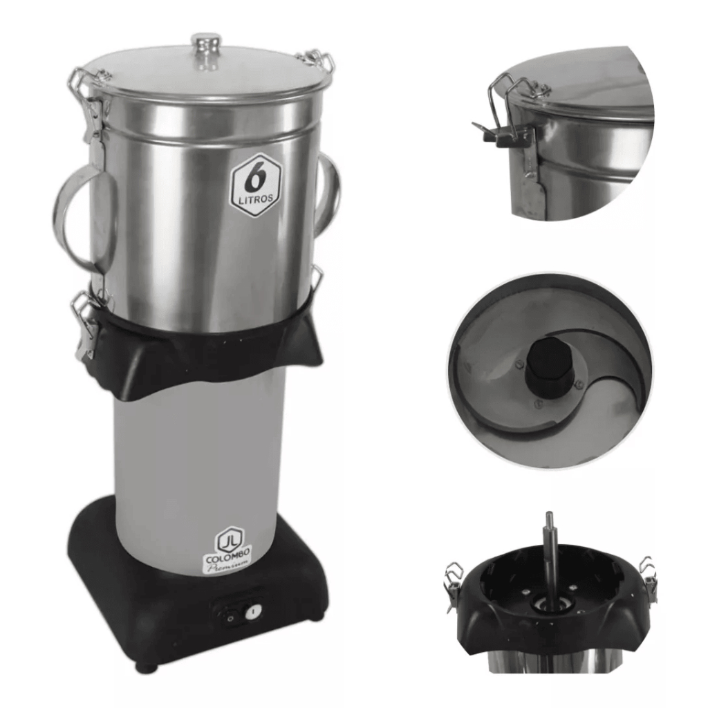 Multiprocessador De Alimentos Cutter Industrial Inox 6 Litros 600w ...