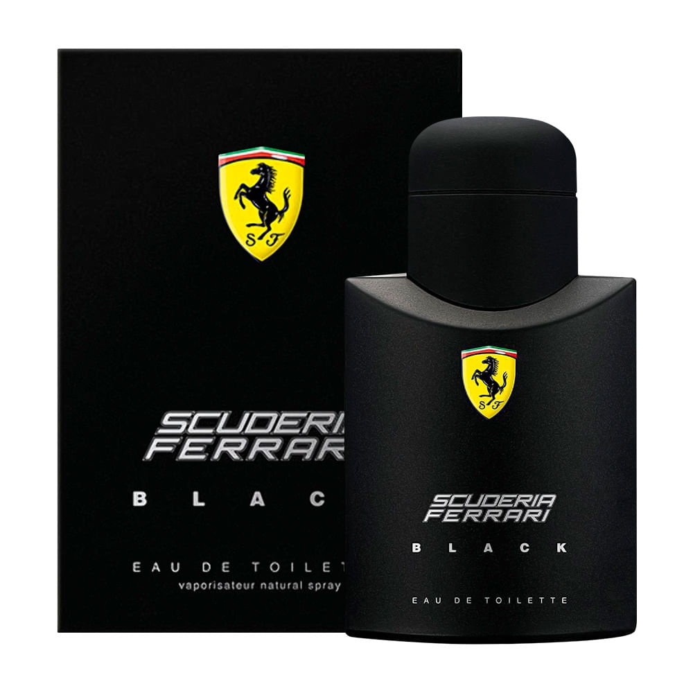 Perfume FERRARI BLACK - EDT MASCULINO 100ML com selo