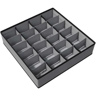 Organizador Colmeia de Gaveta 24 Divisorias 32x32x10 TNT Ecológico Anti-Poeira Insetos Umidade Multiuso Guarda Roupas