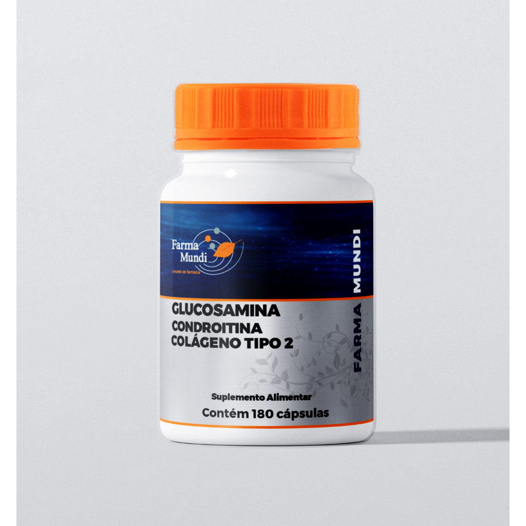 Glucosamina + Condroitina + Colágeno Tipo 2 100% Puro - Sports Nutrition