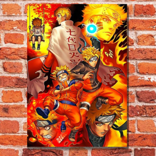 Quadro Decorativo para Quarto Poster Naruto 45x33 A3