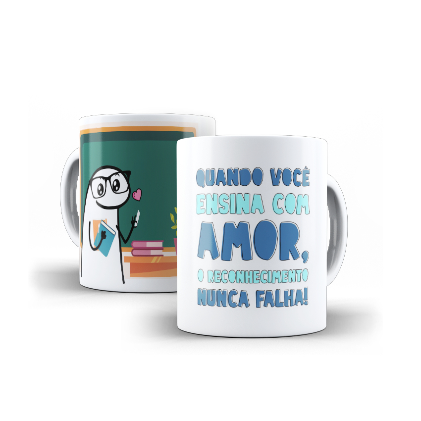 Caneca Flork Os Primeiros 365 Dias Do Ano São Mais Difíceis (Verde