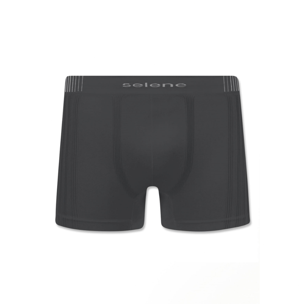 Cueca Boxer Selene Sem Costura Plus Size X1 X2 X3 Ref 11170