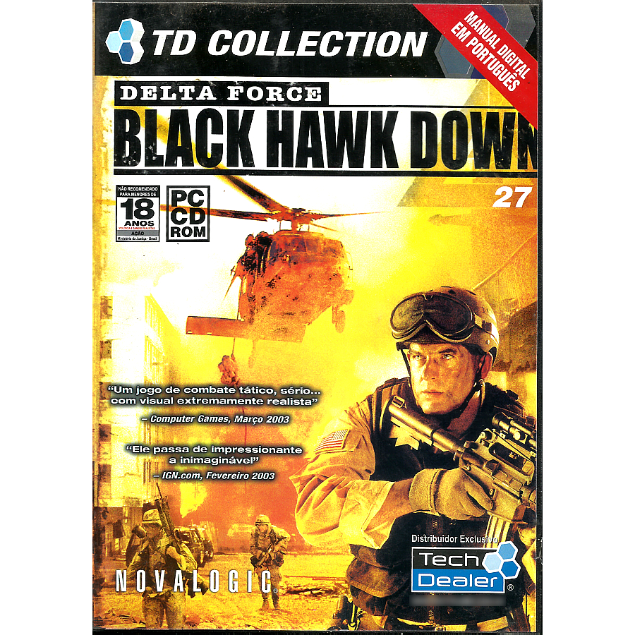 DELTA FORCE BLACK HAWK DOWN Game PC ORIGINAL Shopee Brasil